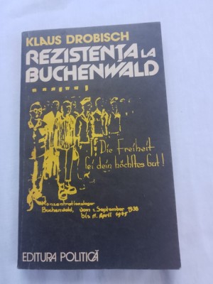 Klaus drobisch-rezistenta la buchenwald foto