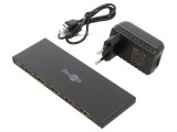 Splitter HDMI 2.0 HDCP 2.2 Negru 4 Ieșiri