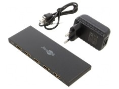 Splitter HDMI 2.0 HDCP 2.2 Negru 4 Ieșiri