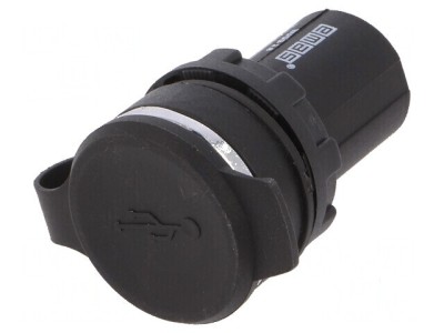 Soclu USB 22mm IP65 pe panou foto
