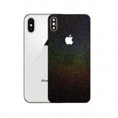 Set Folii Skin Acoperire 360 Compatibile cu Apple iPhone XS (Set 2) - ApcGsm Wraps Galactic Rainbow