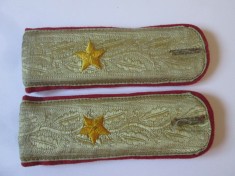 Pereche de epoleti General Maior fortele terestre R.S.R.