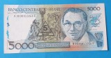 Bancnota - Brazil Brazilia 5000 Cruzados - in stare foarte buna