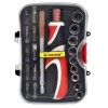 Trusa 21 Piese Chei Tubulare si Surubelnite, Set Complet, Surubelnita, Tubulare 5-13mm, PH1-PH3, T25, T30, U6