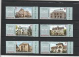 ROMANIA 2014 LP 2040 LP 2040 a BUCURESTI 555 ANI DE EXISTENTA SERIE + COLITA DANTELATA MNH NESTAMPILATE