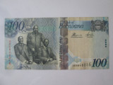 Data rara! Botswana 100 pula 2010