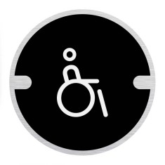 Semne de usa pentru persoana cu handicap foto
