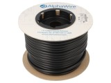 Tub de protecție PVC neagră 30,48m ALPHA WIRE &Oslash;5,18mm -20&divide;105&deg;C