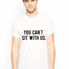 Tricou Sit With Us - Alb - S