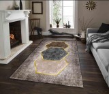 Covor pentru living, model hexagon