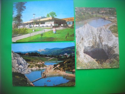 HOPCT LOT 3157 SLANIC PRAHOVA -JUD PRAHOVA- 3 CARTI POSTALE-CIRCULATE foto