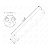 Uscator condensator aer conditionat Mercedes-Benz Sprinter (906); Vw Crafter 30 Nrf 33298