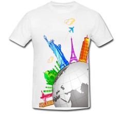 Tricou &amp;quot; Obiective turistice &amp;quot; foto