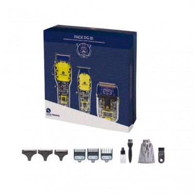 Set combo masini tuns frizerie YELLOW POWER: clipper + trimmer + shaver foto