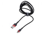 Cablu USB 2.0 High Speed 2m Negru Textil 1,5A, Baseus