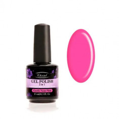 Christel Lac unghii 2 îin 1 - Gentle Neon Pink 15ml