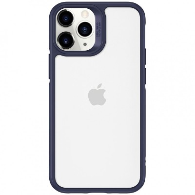 Husa TPU ESR Ice Shield pentru Apple iPhone 12 / Apple iPhone 12 Pro, cu spate din sticla, Albastra foto