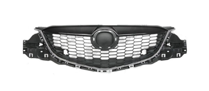 Grila radiator Hyundai Santa Fe (Dm), 05.2012-,rama cromata, KD4550710E, 45X105