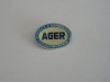 QW9 J 33 - Insigna tematica economie - Asociatia generala a economistilor AGER, Romania de la 1950