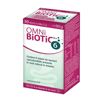 Omni Biotic 6, 60 g, Institut AllergoSan foto