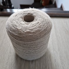 Fir pentru tricotat Lana Merinos ECRU Nm 2/15