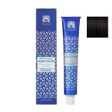 Saten natural inchis - 3.0 Vopsea de par cu plex si arginina Valquer 60g