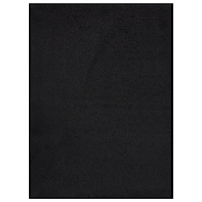vidaXL Covoraș de ușă, negru, 60x80 cm 331596 foto
