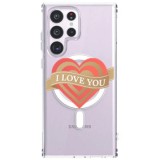 Husa personalizata samsung galaxy s23 ultra, magsafe atasare magnetica, i love you