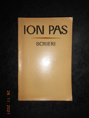 ION PAS - SCRIERI volumul 5 TRECUT INTUNECAT foto