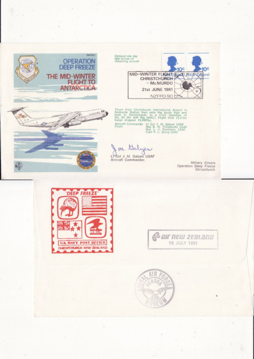 Circulatie Noua Zeelanda - tema Antarctica,vapoare,aviatie, exploratori-FDC 1981