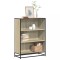 Gossi biblioteca, stejar sonoma, 80,5x35x107,5 cm, lemn prelucrat