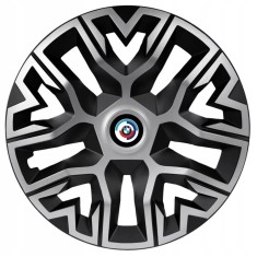 Set 4 Capace Roti 15 inchi (R15), Best Gri-Negru, Compatibile Cu BMW Nou foto