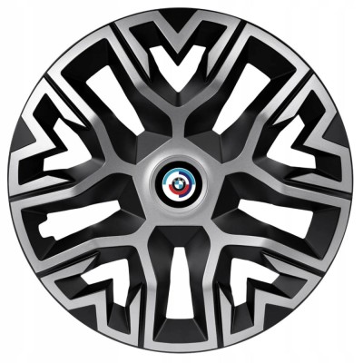 Set 4 Capace Roti 15 inchi (R15), Best Gri-Negru, Compatibile Cu BMW Nou foto