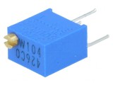 Potentiometru Multitura 100k&Omega; 250mW Lineare