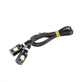 Set doua LED-uri auto SMD 5730 cu diametrul de 12 mm elSales ELS-LA12, alimentare 12V, galben