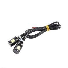 Set doua LED-uri auto SMD 5730 cu diametrul de 12 mm elSales ELS-LA12, alimentare 12V, rosu