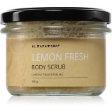 Almara Soap Body Scrub exfoliant de corp cu zahăr Lemon Fresh 180 g