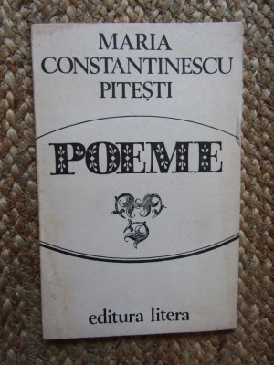 MARIA CONSTANTINESCU PITESTI POEME foto