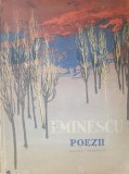 Poezii Eminescu Ilustrate de Perahim, Editura Tineretului 1961, 134 pagini, Coperta Paperback