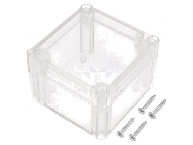 Carcasă Universală ABS Semitransparentă 80x82x55mm