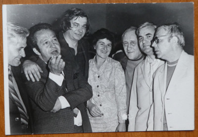 Fotografie de Vasile Blendea cu Nichita Stanescu , din perioada comunista foto
