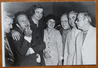 Fotografie de Vasile Blendea cu Nichita Stanescu, din perioada comunista foto