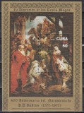 Cuba 1977 - 400 de ani de la nașterea lui Rubens, Colita, MNH, Nestampilat