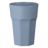 Pahar Plastic, 480 ml, Culoare Bleu Gri Mat, Potrivit Pentru Congelator și Mașina de Spălat Vase, Oem