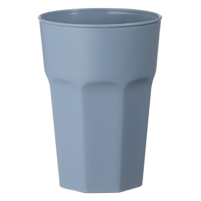 Pahar Plastic, 480 ml, Culoare Bleu Gri Mat, Potrivit Pentru Congelator și Mașina de Spălat Vase foto