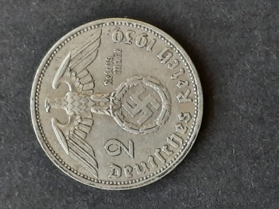 2 Reichsmark 1939 A, Germania - G 4690 foto