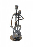 Cumpara ieftin Ornament decorativ, Muzicant din metal, Nergu, 13 cm, 356XD