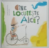 CINE LOCUIESTE AICI ? de LAURA PAMFILOIU si KIM AMATE , 2021, INSEMNARI PE PAGINA DE GARDA