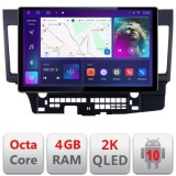 Navigatie dedicata Mitsubishi Lancer N-037 Edonav ecran 13&quot; 2K 8 si 128 Android Waze USB Navigatie 4G 360 Toslink Youtube Radio KI CarStore Technology