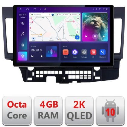 Navigatie dedicata Mitsubishi Lancer N-037 Edonav ecran 13&quot; 2K 8 si 128 Android Waze USB Navigatie 4G 360 Toslink Youtube Radio KI CarStore Technology